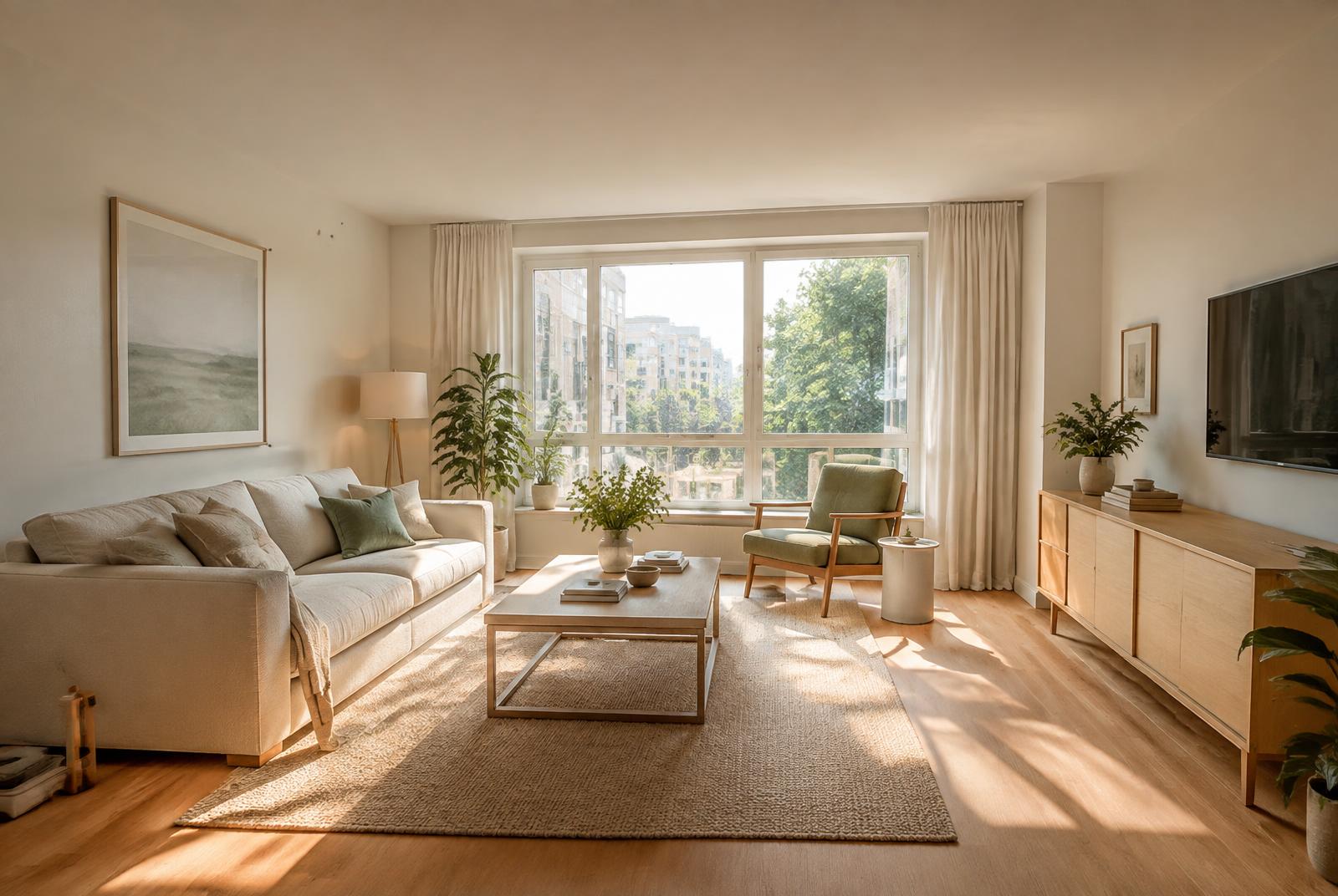 Illustrative living room